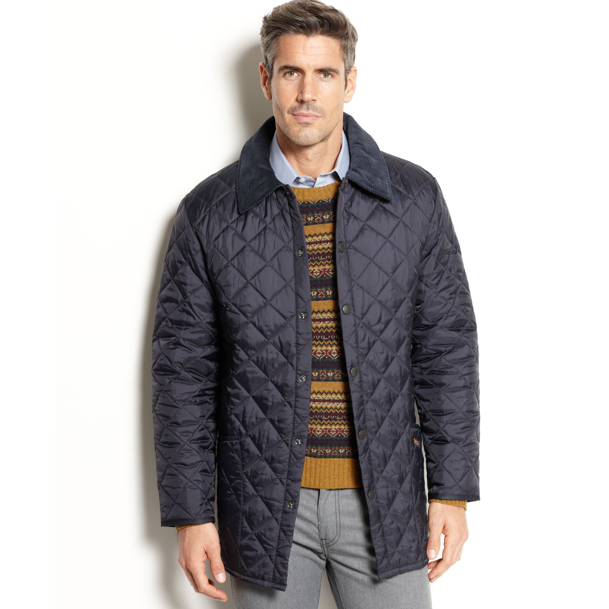 long quilted barbour coat