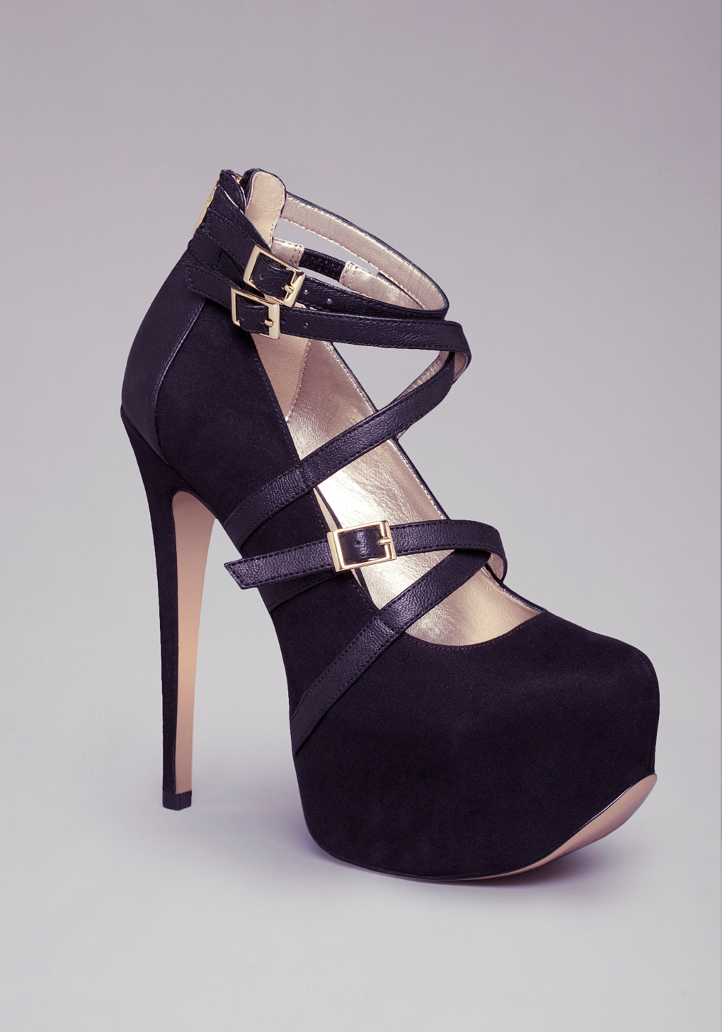 Lyst Bebe Sassy Strappy Pumps in Black