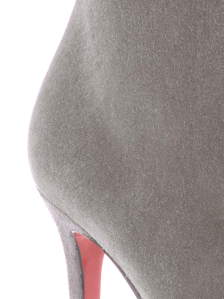christian louboutin bootylili 120mm suede ankle boots christian louboutin bootylili 120mm suede ankle boots
