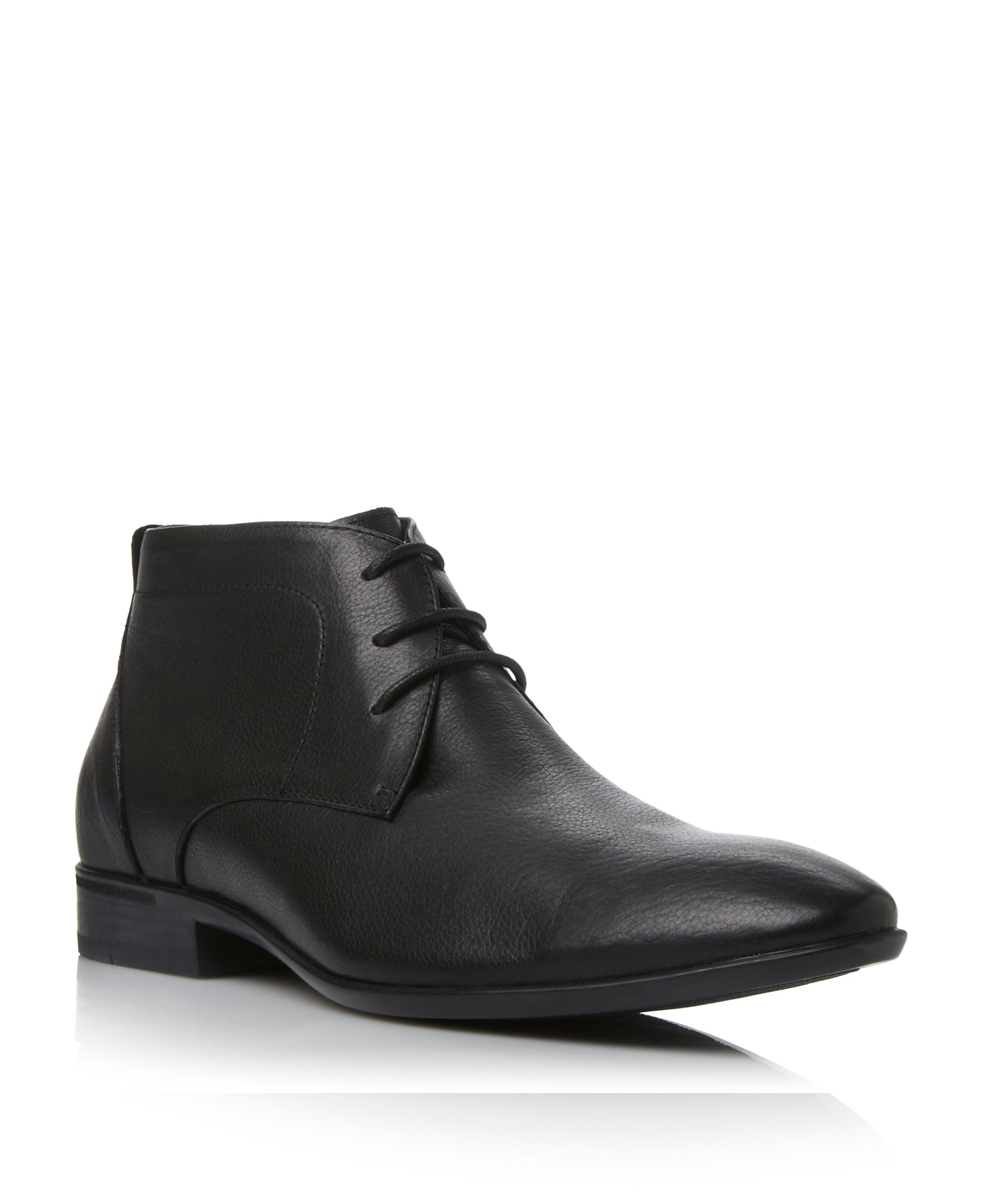 Dune Mclaren Sleek Flexi Sole Lace Up Boots in Black for Men | Lyst