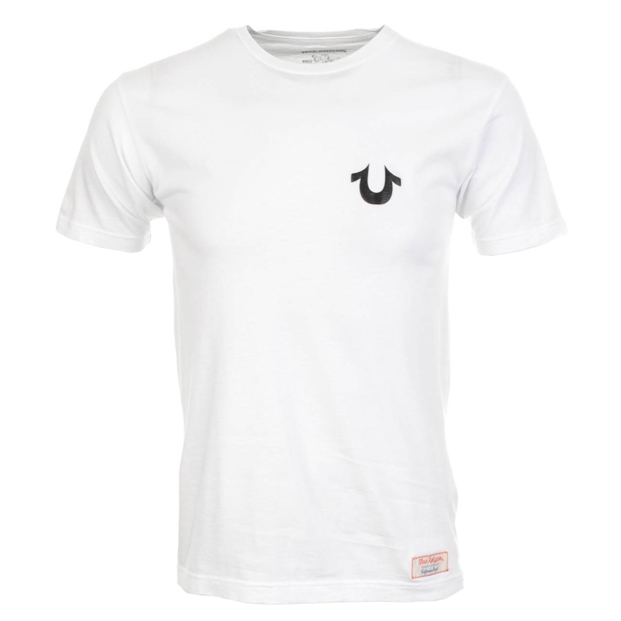 True Religion Traditional Logo T Shirt in White for Men | Lyst