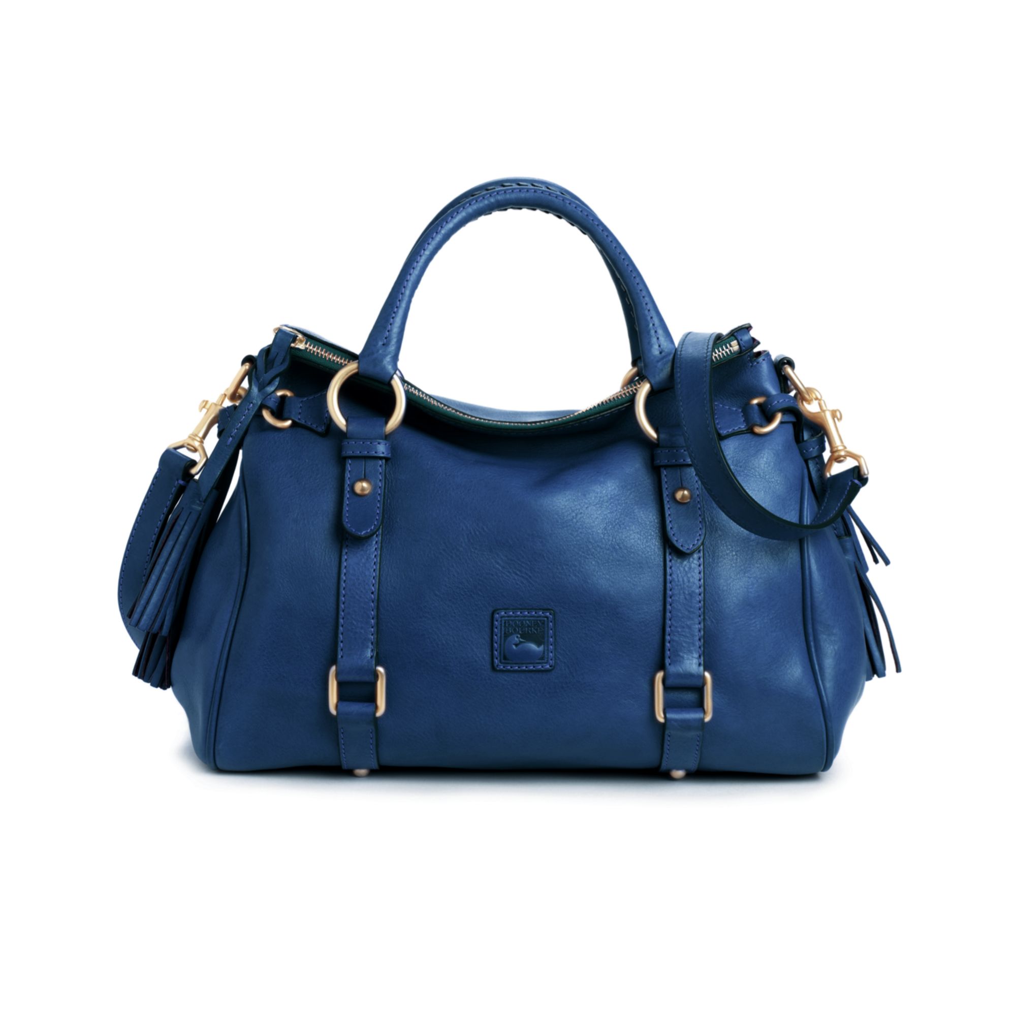 Dooney & Bourke Florentine Vachetta Small Satchel in Blue (royal blue ...