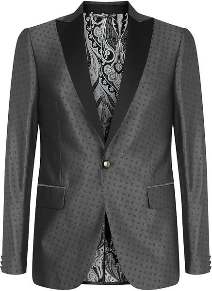 Etro Paisley Tuxedo Jacket in Silver for Men (pewter) | Lyst