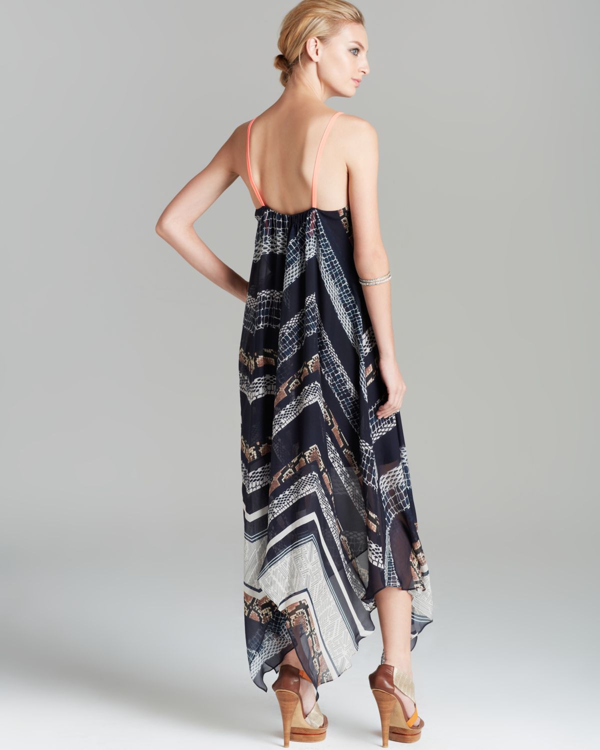 twelfth street by cynthia vincent topanga canyon midi dress handkerchief silk product 2 15979502 450383512