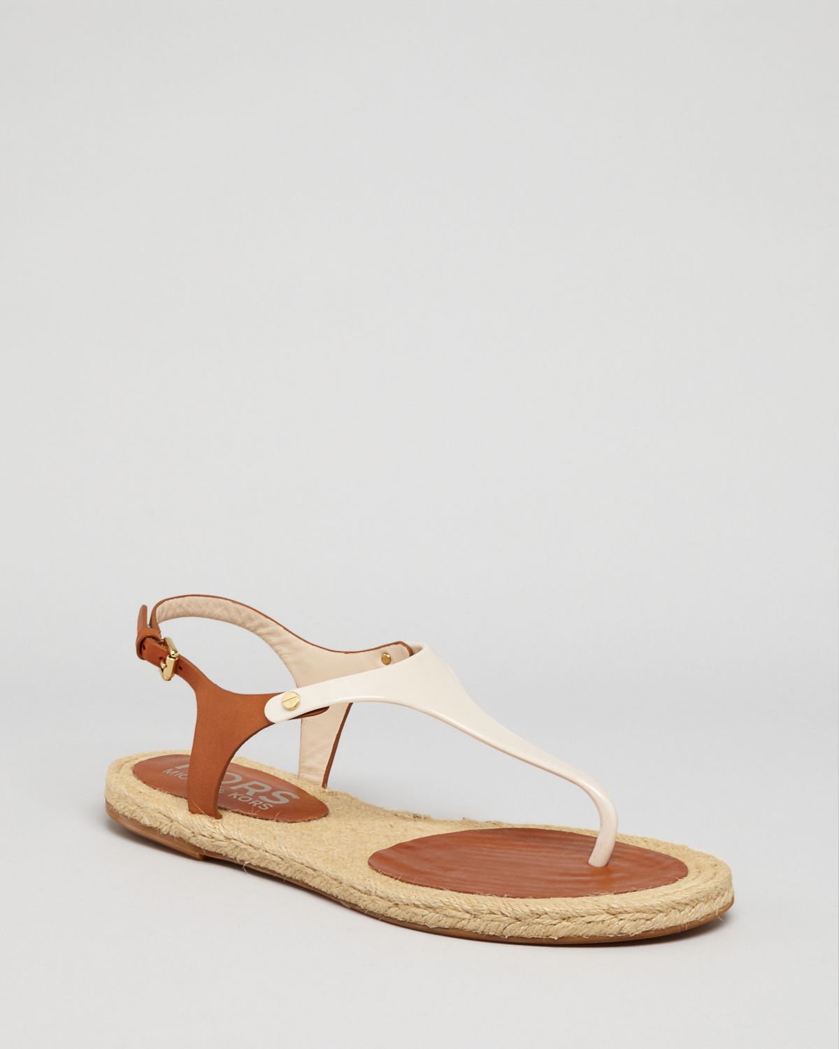 Lyst - Kors By Michael Kors Espadrille Thong Sandals Stephy Flat in Natural