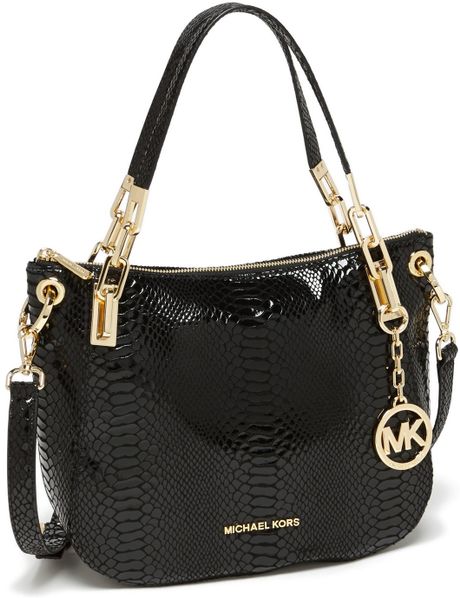 Michael Michael Kors Brooke Medium Leather Bucket Bag Black | IUCN Water