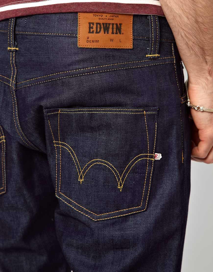 edwin blue trip jeans