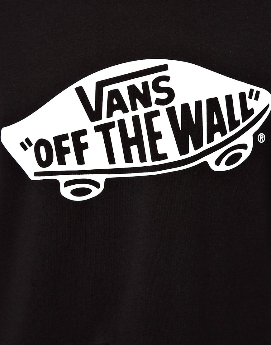 vans off the wall logo shirt
