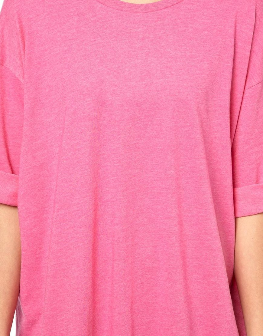 oversized pink top