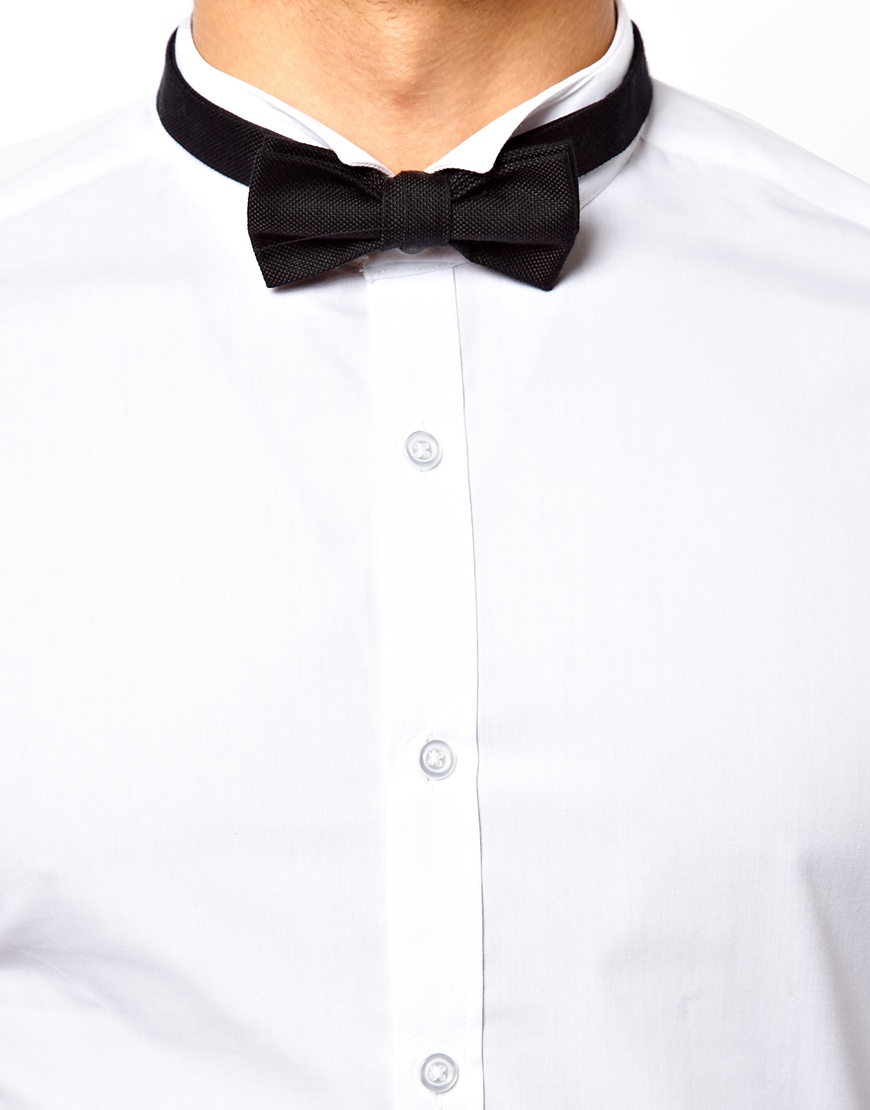 mens shirt and bow tie set