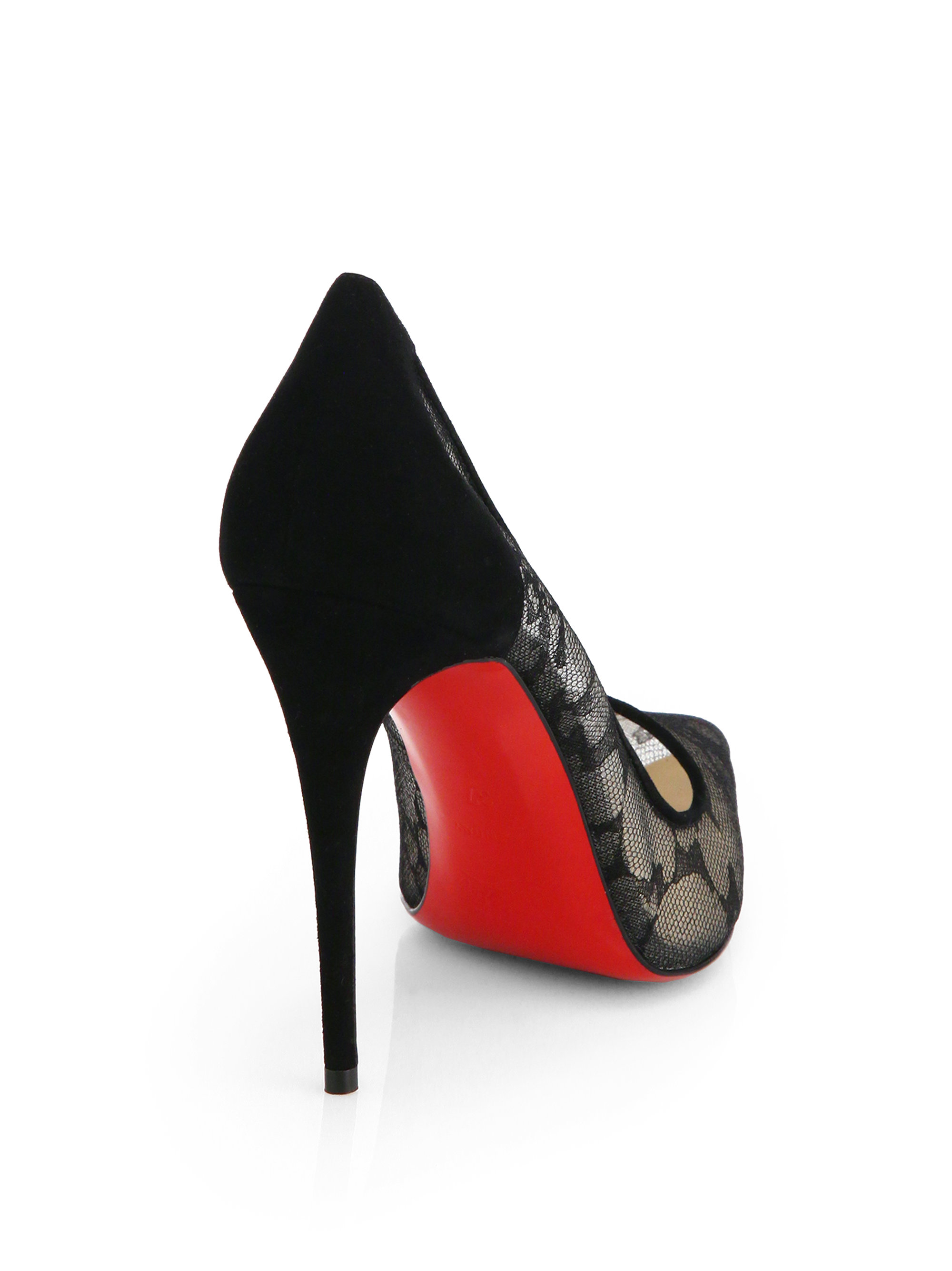 christian louboutin pigalace peep-toe pump black christian louboutin pigalace peep-toe pump black