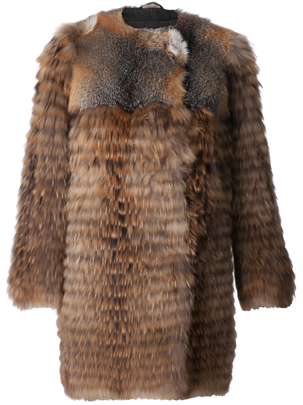 Lyst - Meteo By Yves Salomon Raccoon Fur Coat
