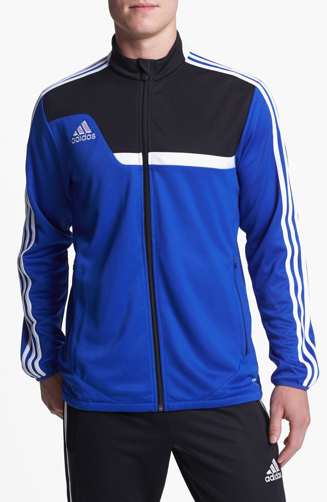 Adidas Tiro 13 Training Jacket in Blue for Men (Cobalt/ Black/ White ...