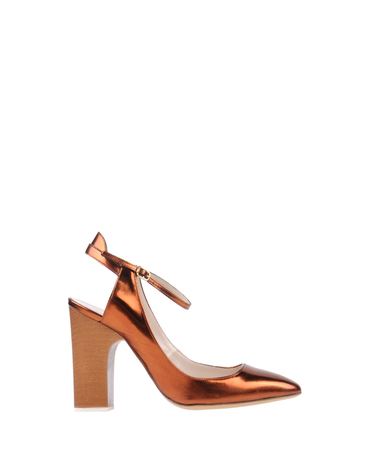 Chloé High-Heeled Sandals in Gold (Copper) | Lyst