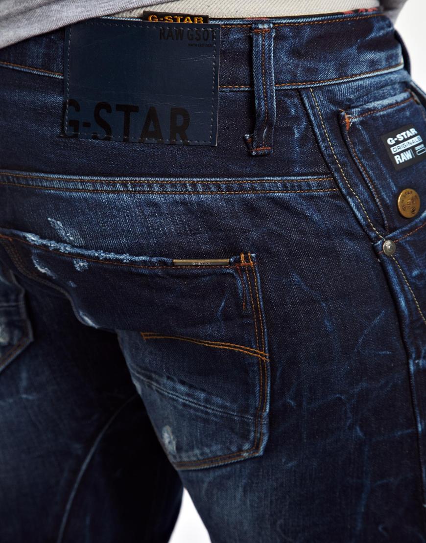G-star raw G Star Jeans Arc 3d Slim Fit Medium Aged in Blue for Men | Lyst