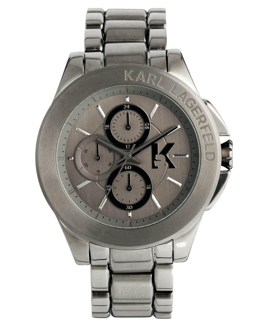 Lyst - Karl Lagerfeld Energy Watch in Metallic for Men