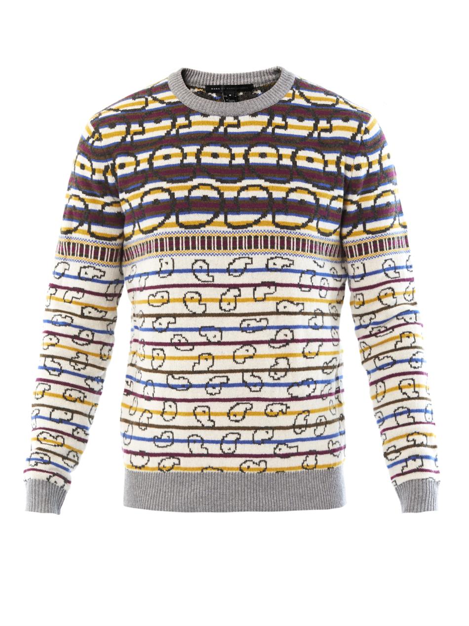 Lyst - Marc By Marc Jacobs Finsbury Fair Isle Knit Sweater for Men