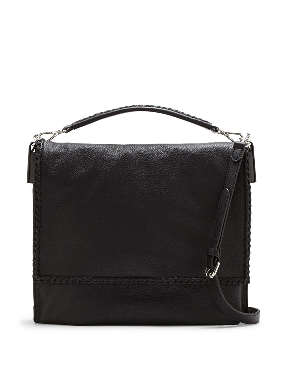 Vince Camuto Black Leather Handbags | semashow.com