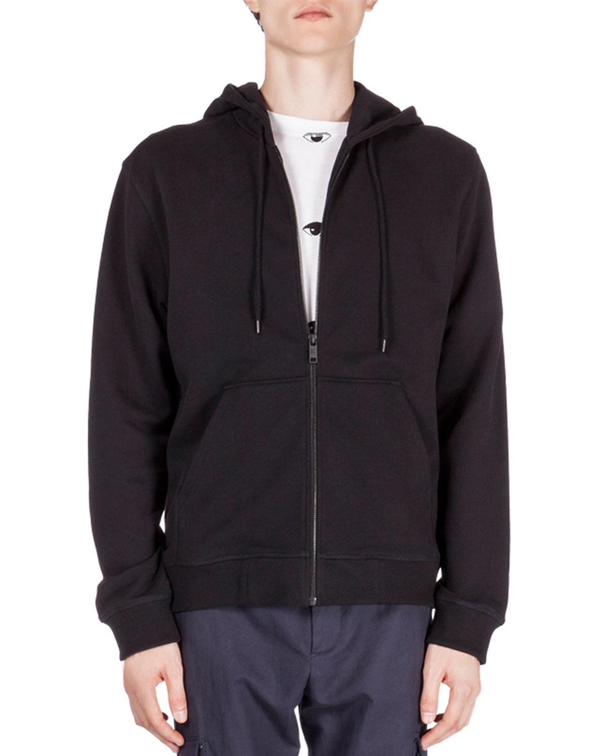 Lyst - Kenzo Zip-up Hoodie With Embroidered Tiger Icon in Black for Men