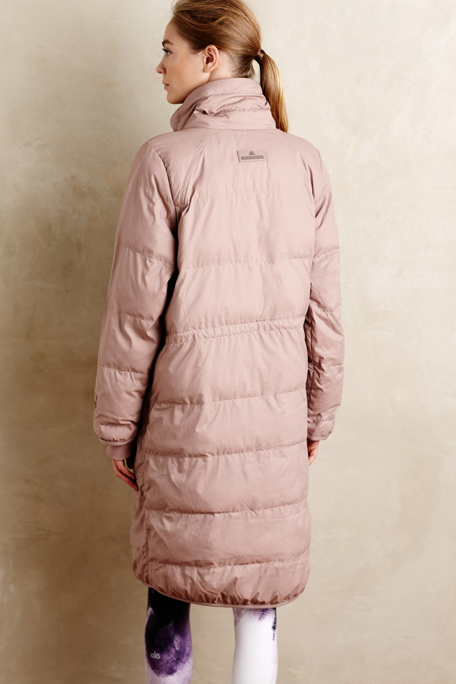 Lyst - Adidas by stella mccartney Essential Puffer Jacket in Pink
