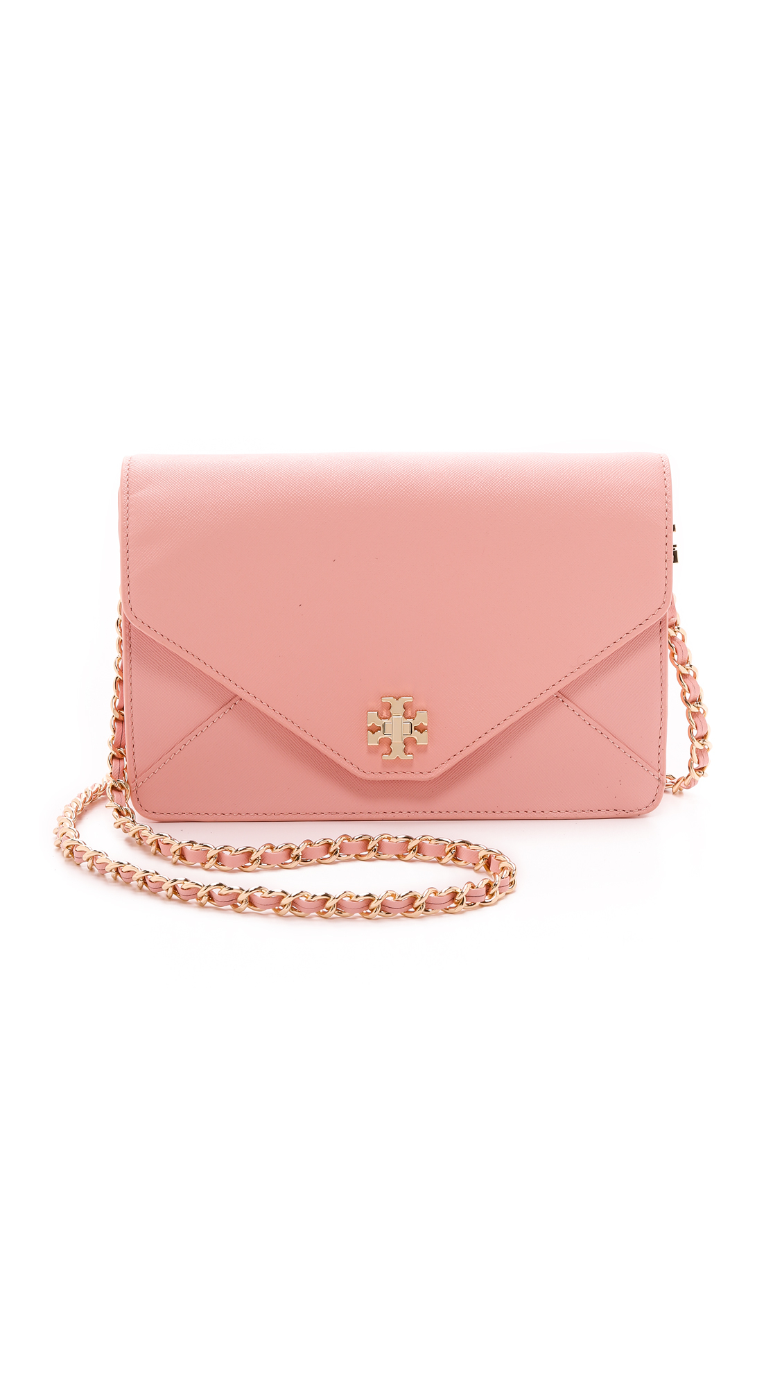 Lyst - Tory Burch Kira Clutch in Pink