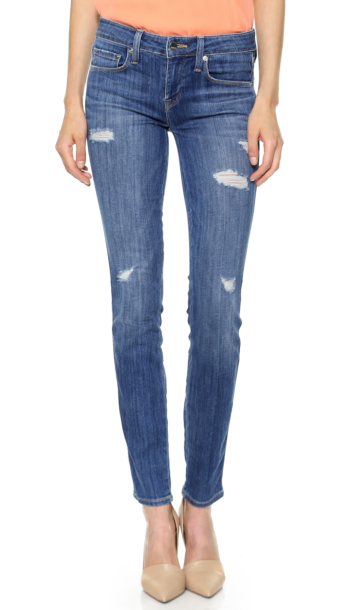 Lyst - Genetic Denim Shya Skinny Jeans - Complex in Blue