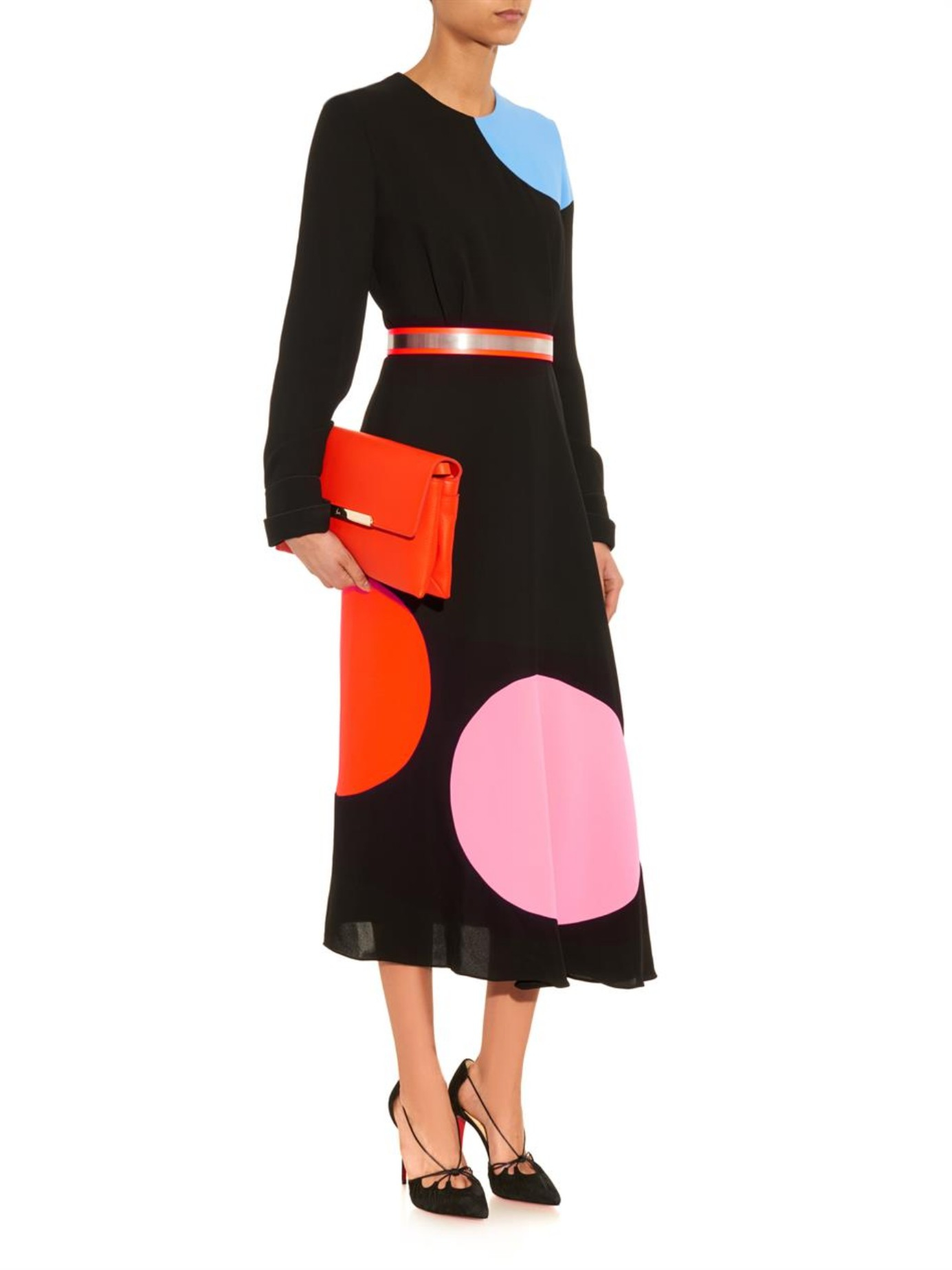 Christian louboutin Riri 100Mm Suede Pumps in Black | Lyst  