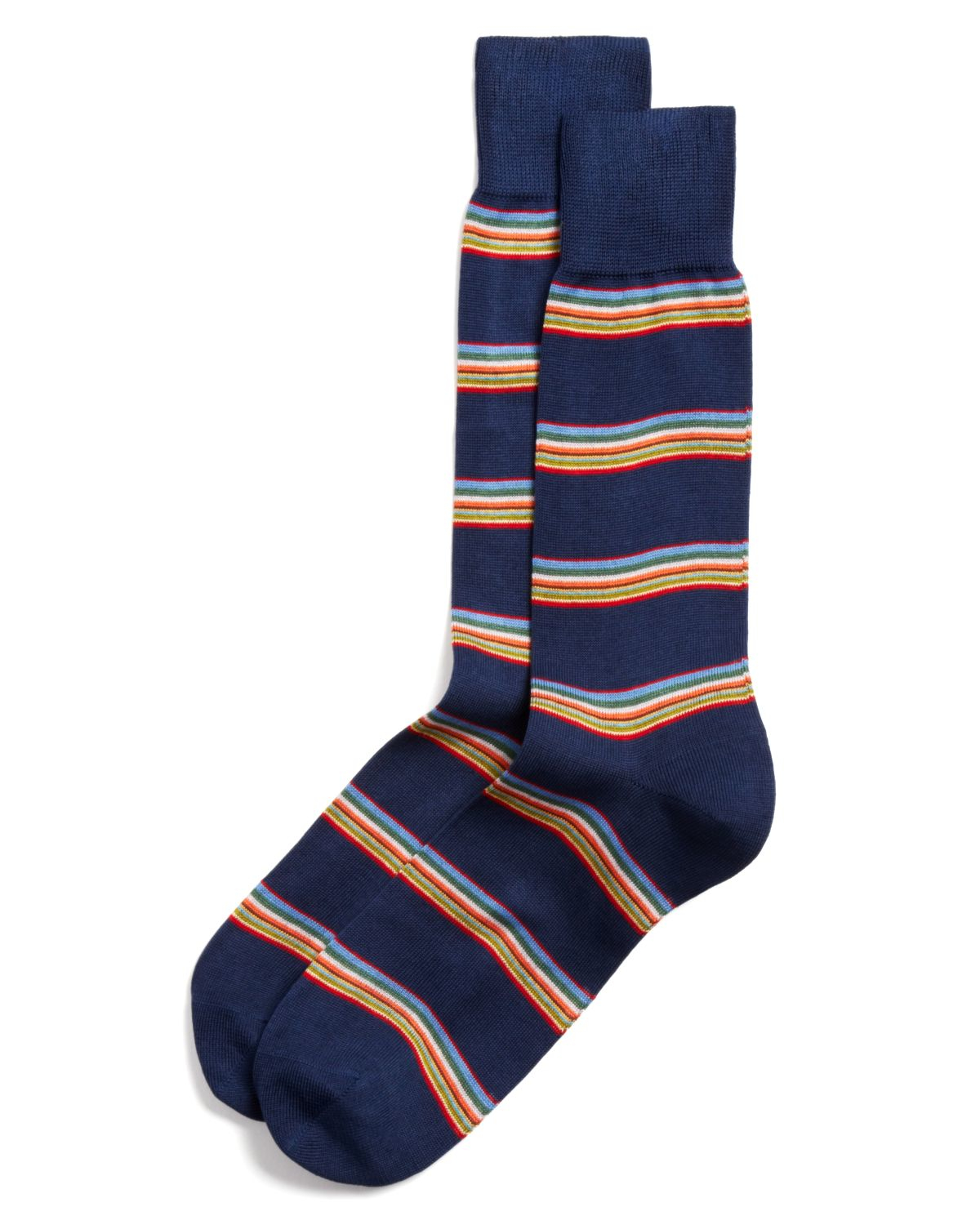 Lyst - Paul Smith Multi Stripe Socks in Blue for Men