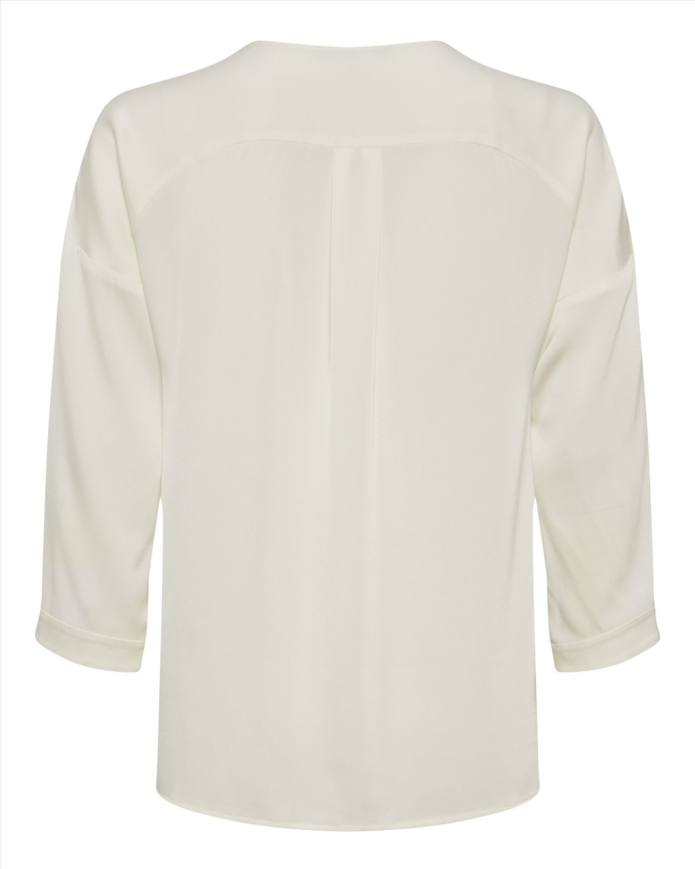 silk v neck blouse