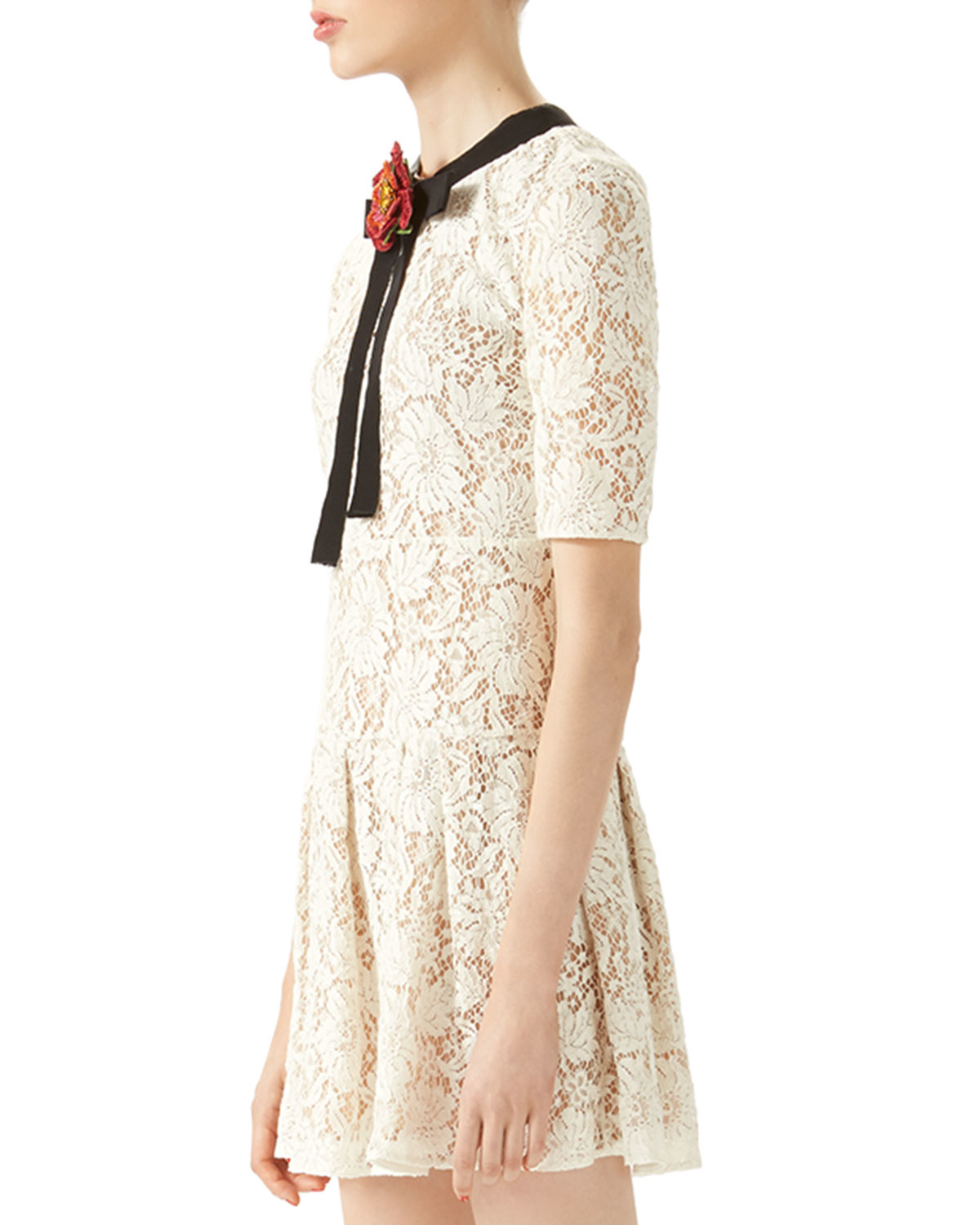 gucci white gown