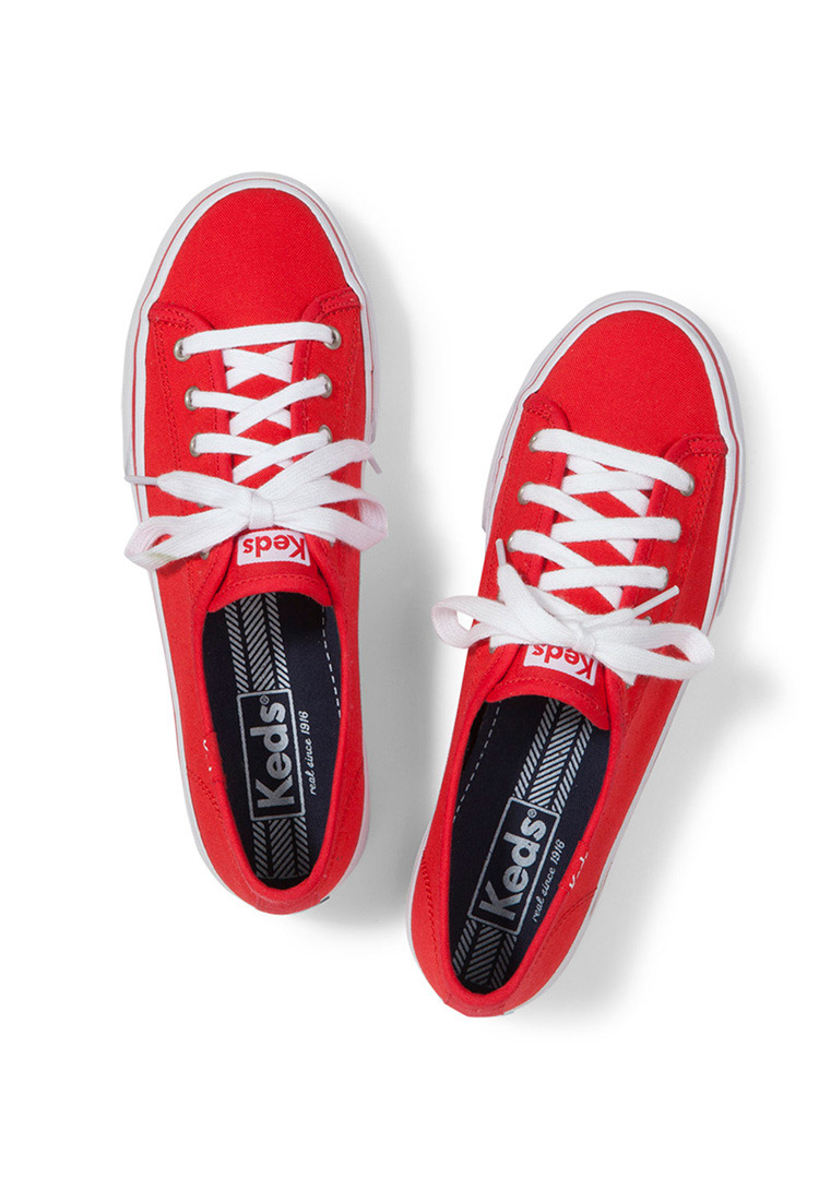 Lyst Forever 21 Keds Double Up Red Tennis Shoe in Red