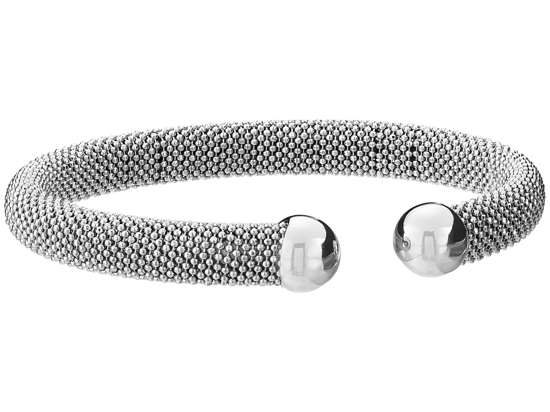 Lyst Fossil Ball Shot Wrap Bracelet In Metallic Gallery