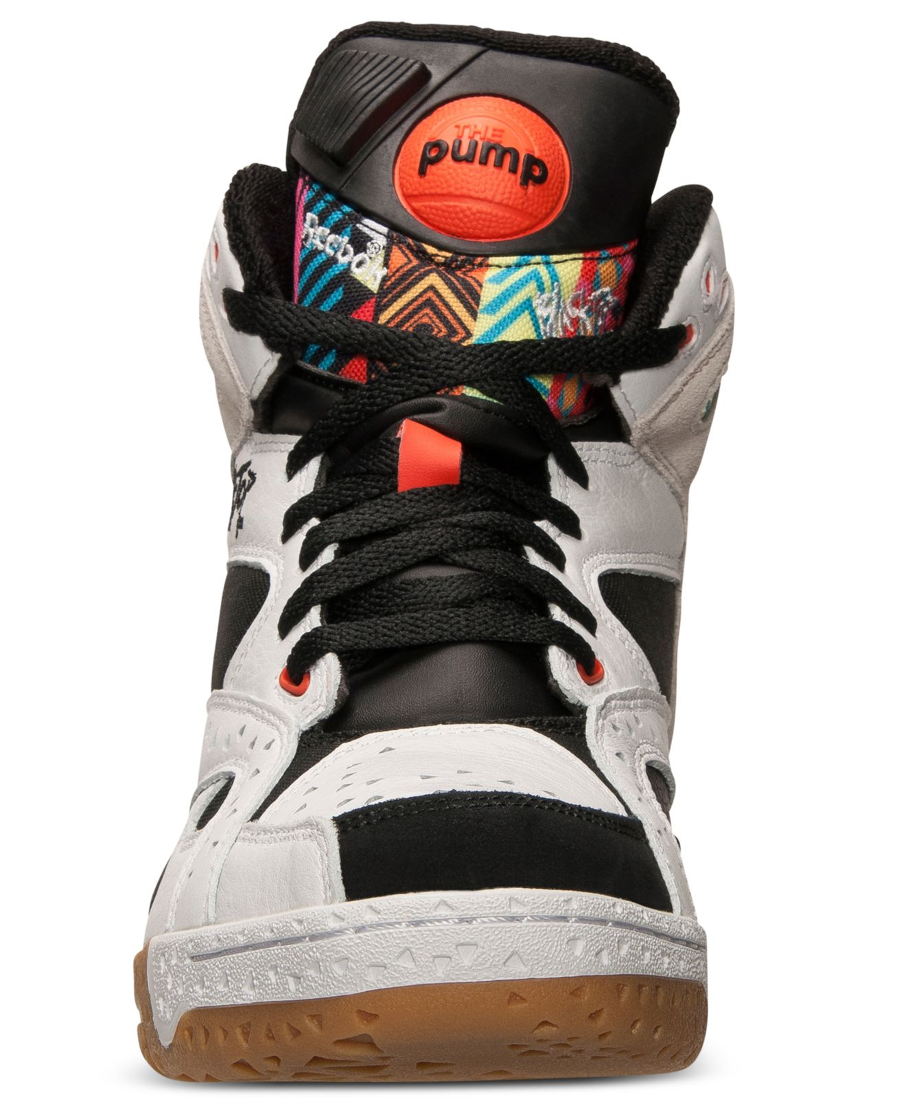 black and white reebok basketball shoes