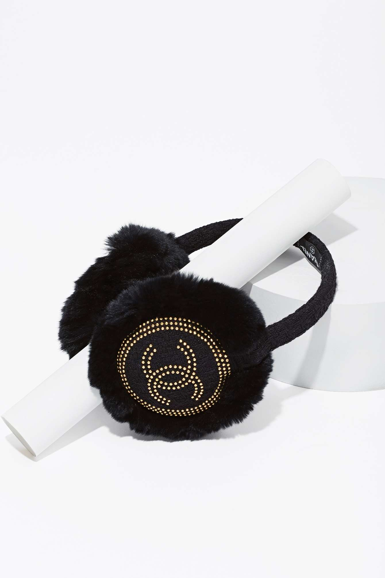 Lyst Nasty Gal Vintage Chanel Oryglay Ear Muffs in Black