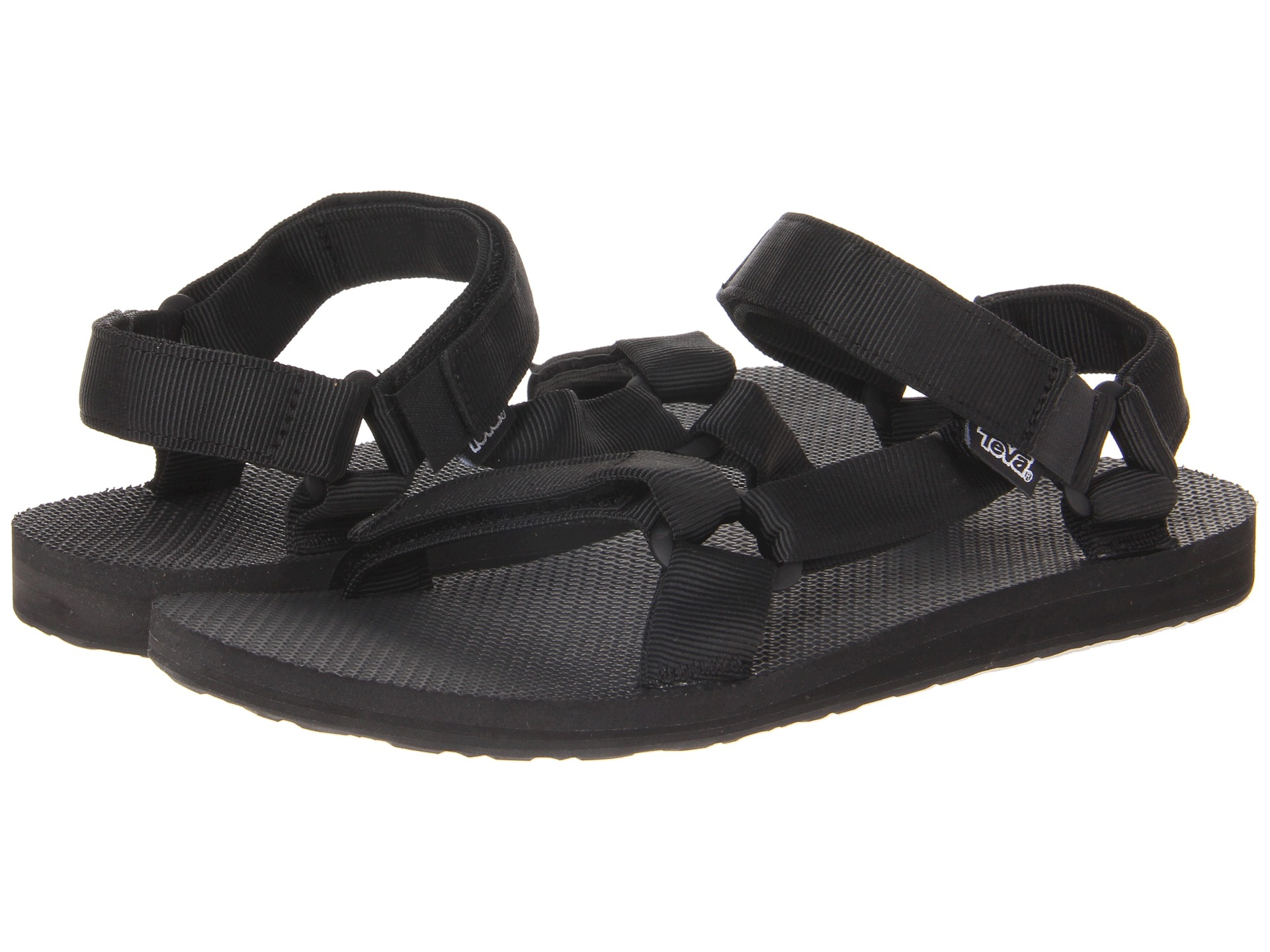 teva original universal urban tech sandals in black