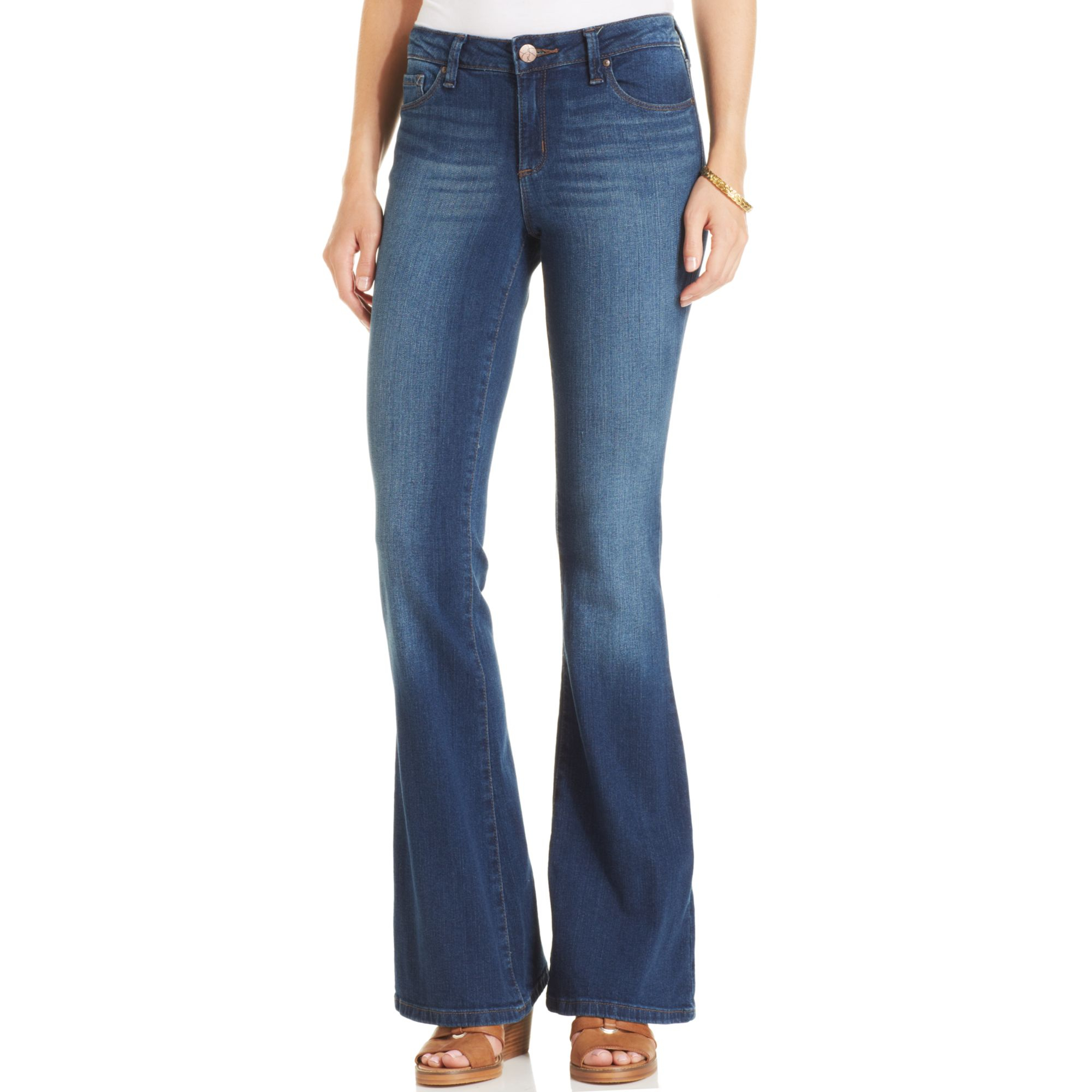Lyst - Jessica Simpson Dreamer Flared Jeans in Blue