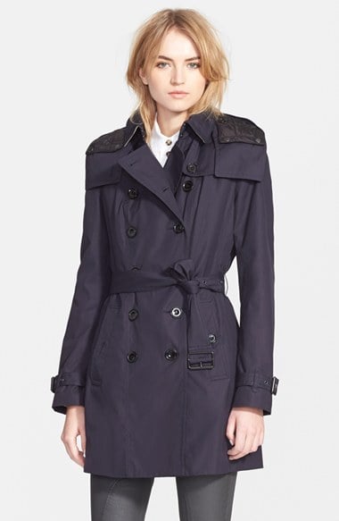 Lyst - Burberry Brit Women'S 'Reymoore' Trench Coat With Detachable ...