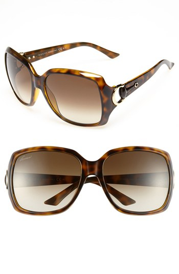 Lyst Gucci 60mm Sunglasses Havana In Brown 