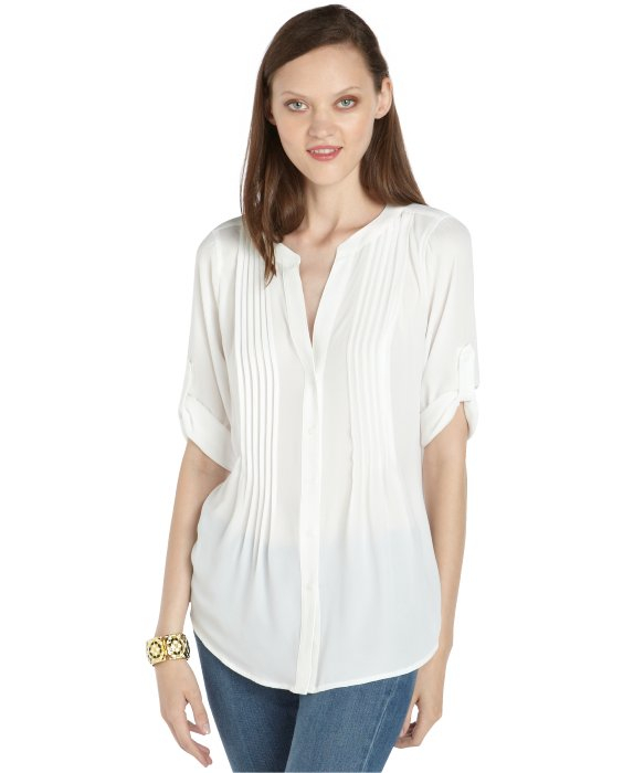 Short sleeve blouses button down