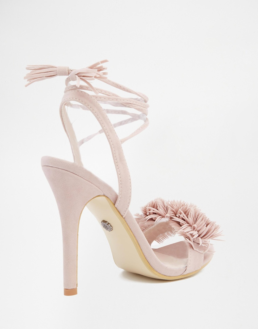 blush pink sandals