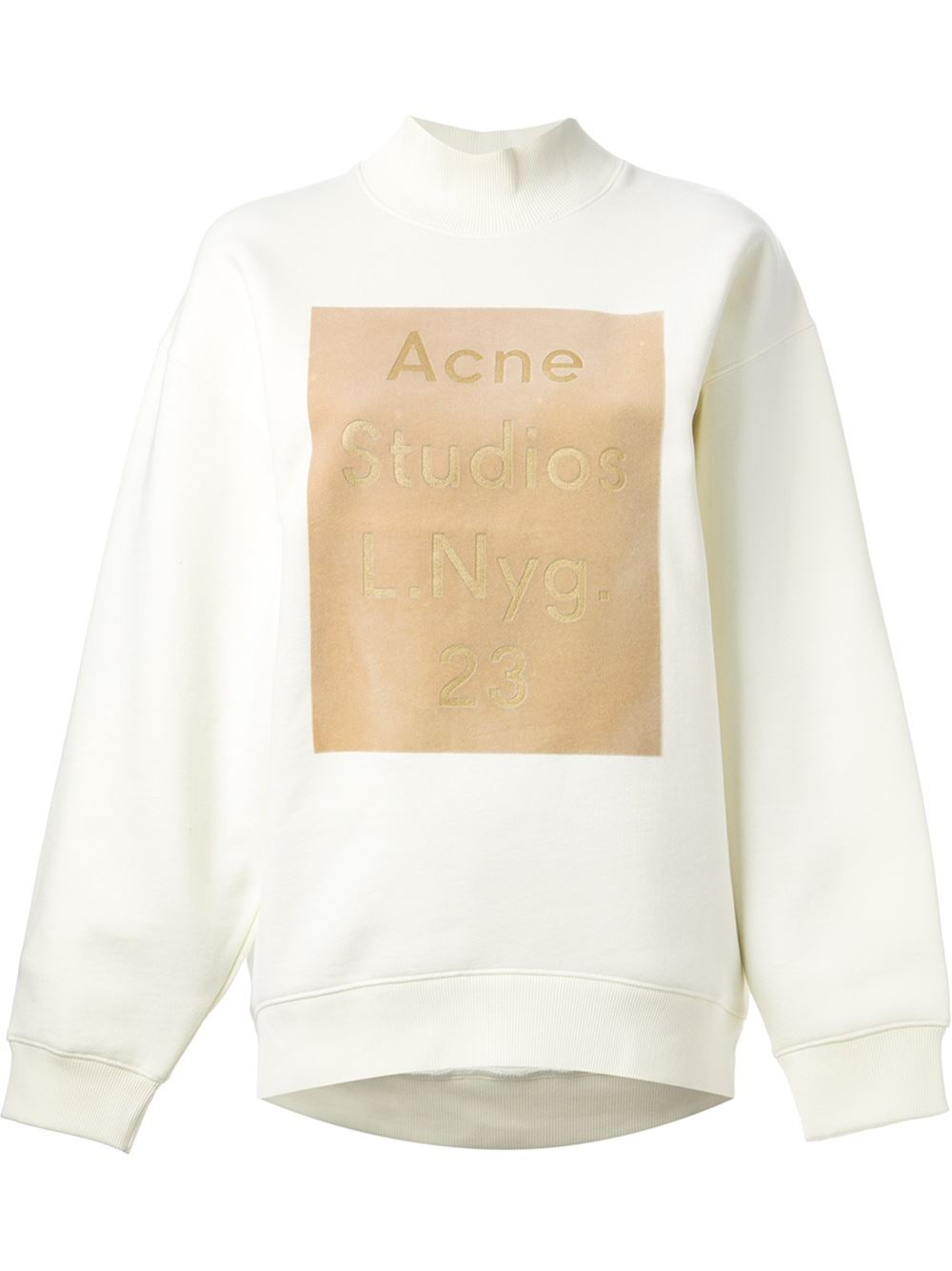 acne studios sweatshirt white