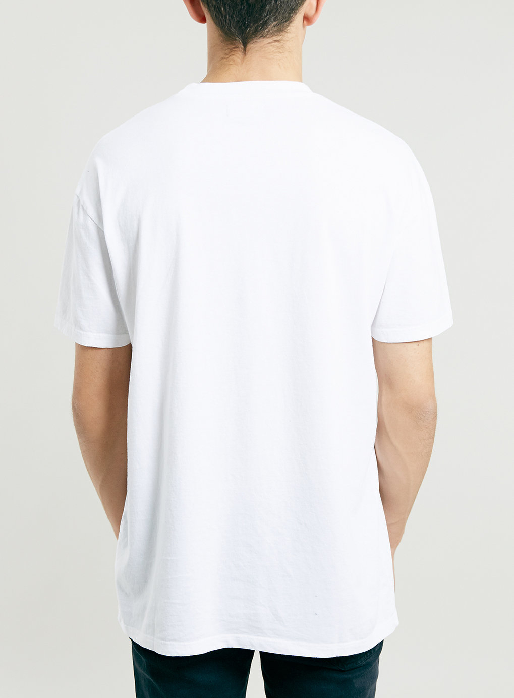 Download Topman Mock Neck Long Sleeve T-shirt in White for Men | Lyst