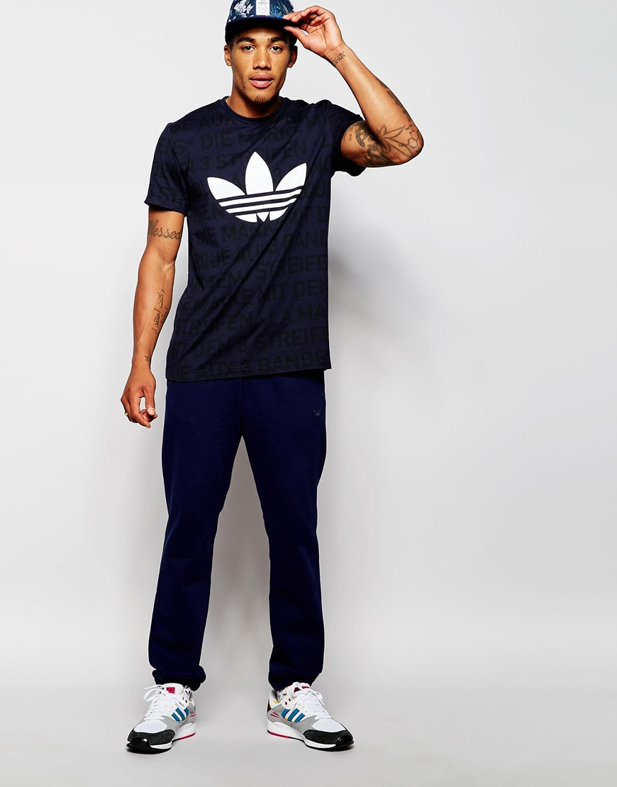 adidas trefoil t shirt navy adidas trefoil t shirt navy