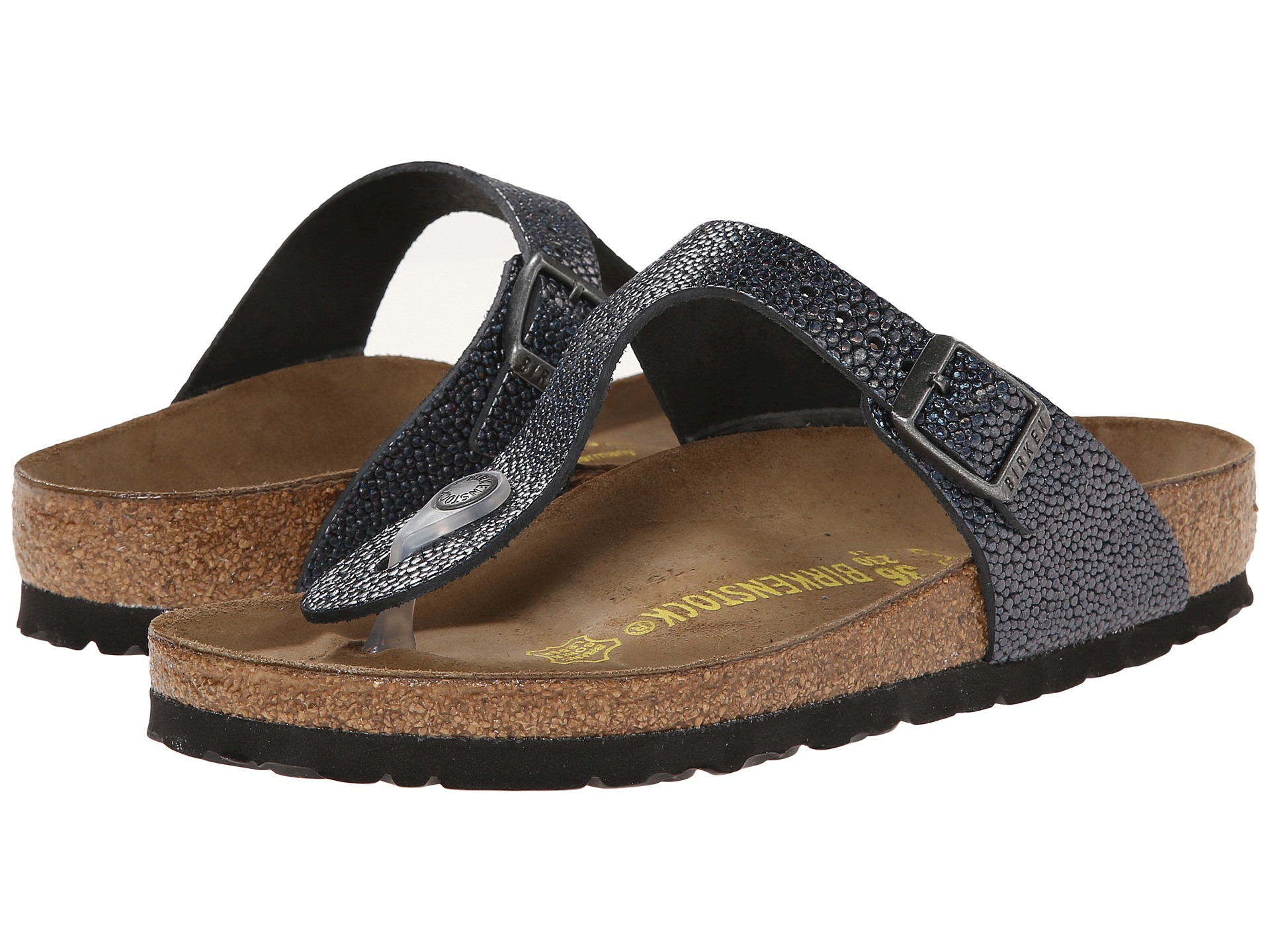 gizeh big buckle birkenstock black