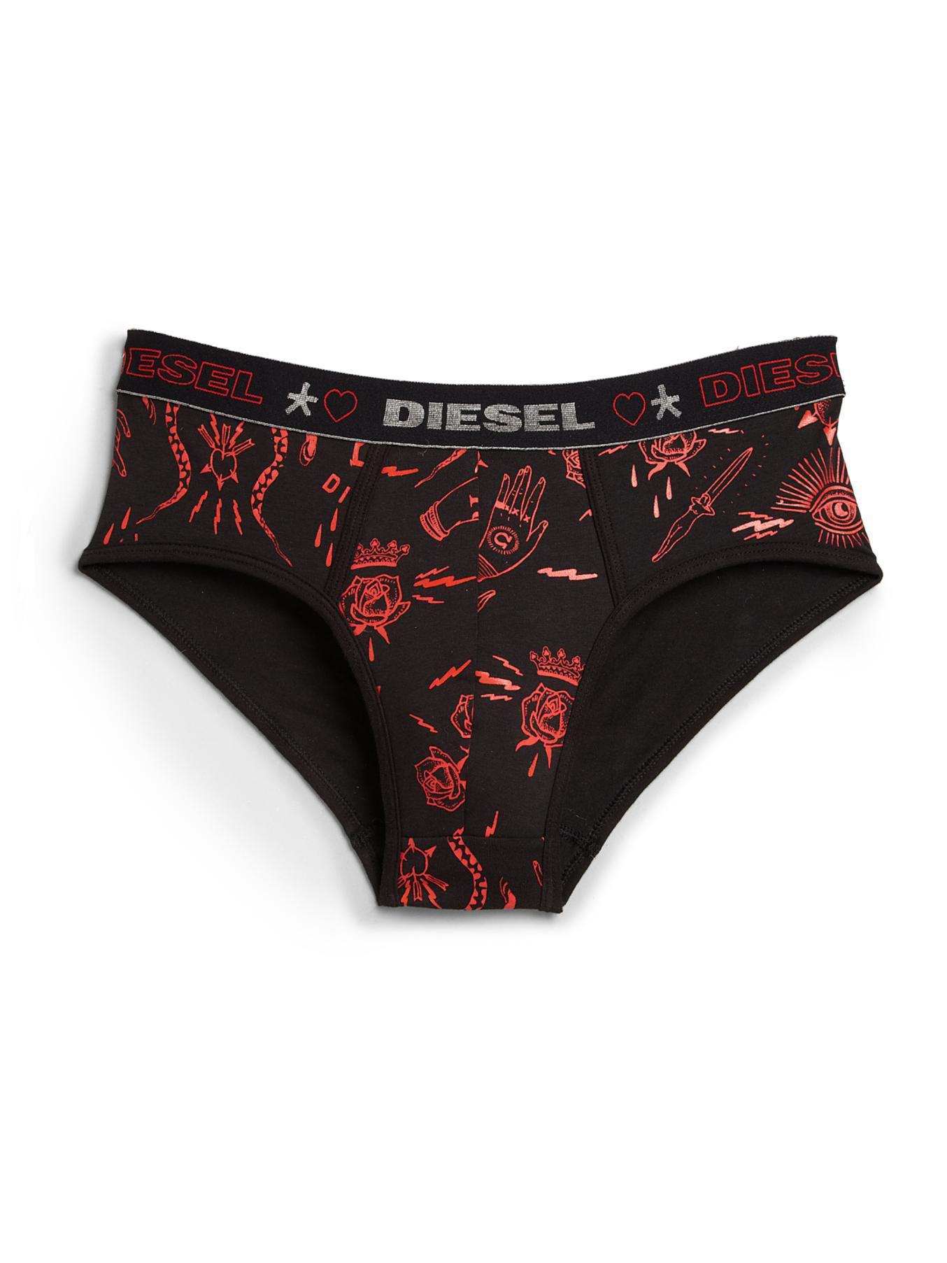 Lyst Diesel Rico Printed Cotton Briefs in Red for Men