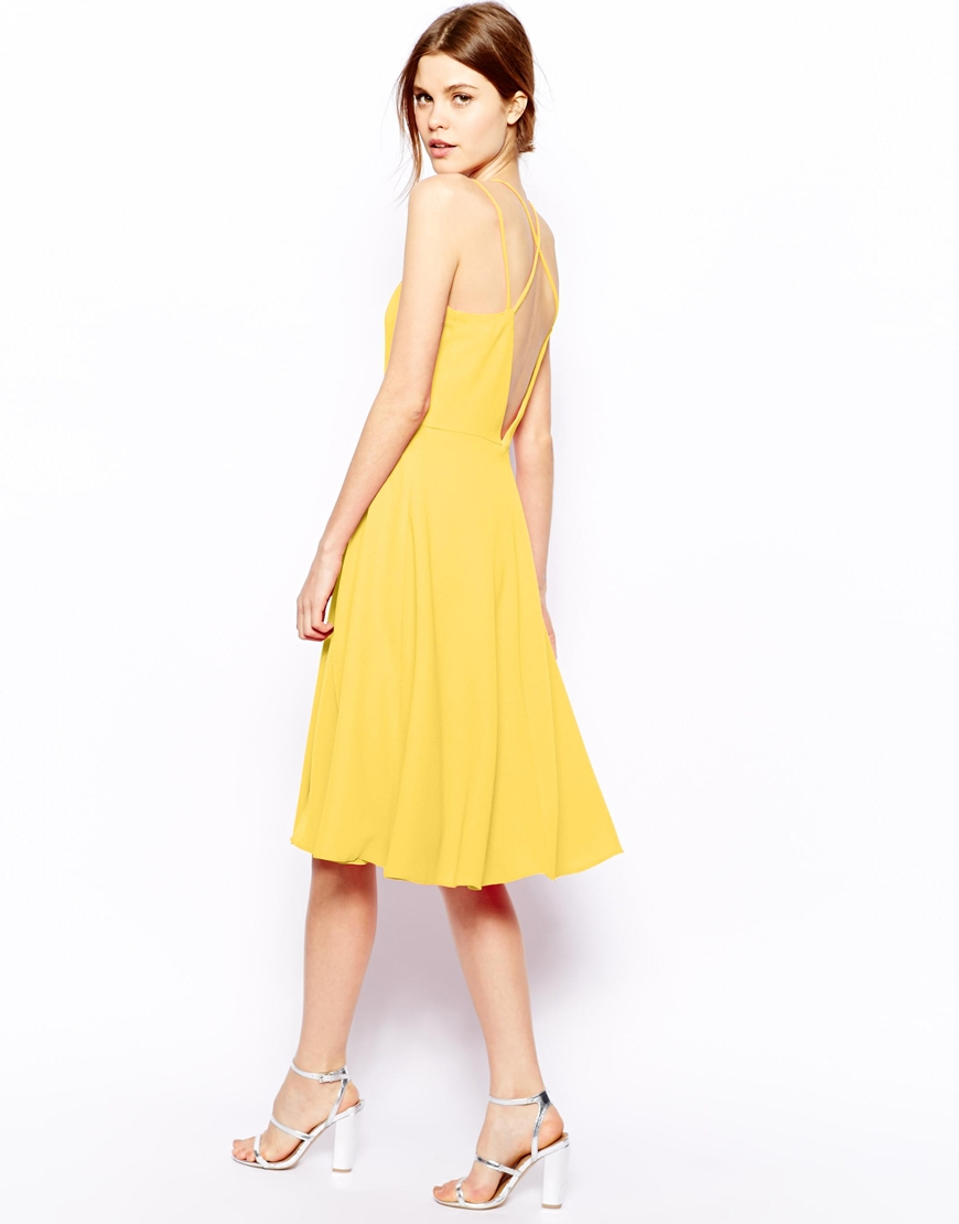 Hello molly yellow midi dress Clearance