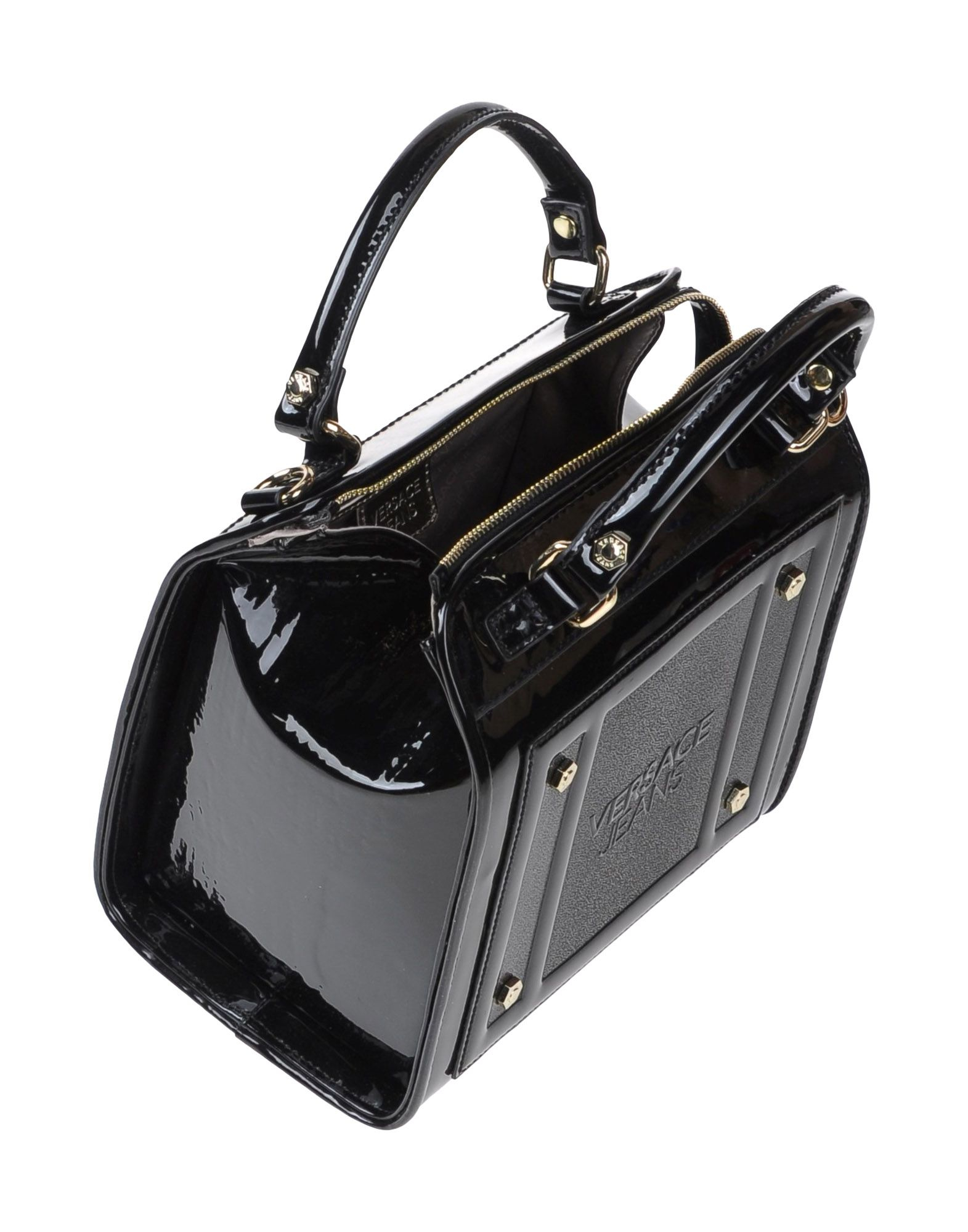 versace jeans black purse