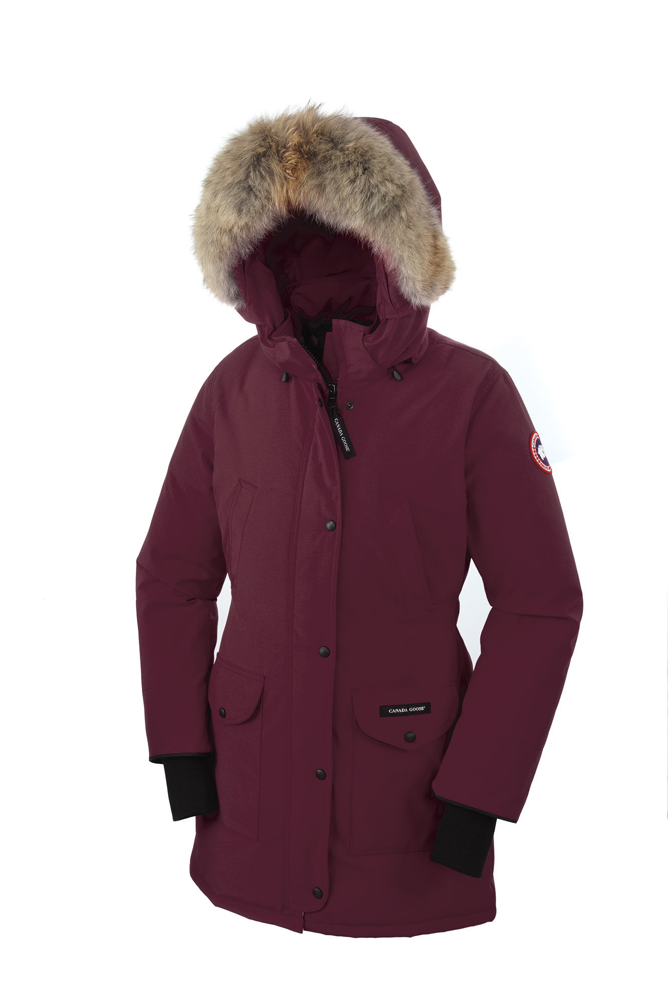 Canada Goose coats sale shop - Canada goose Trillium Parka in Red (Bordeaux) | Lyst