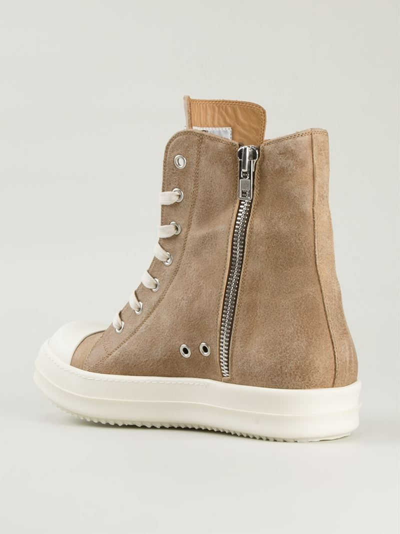 rick owens sneakers high top