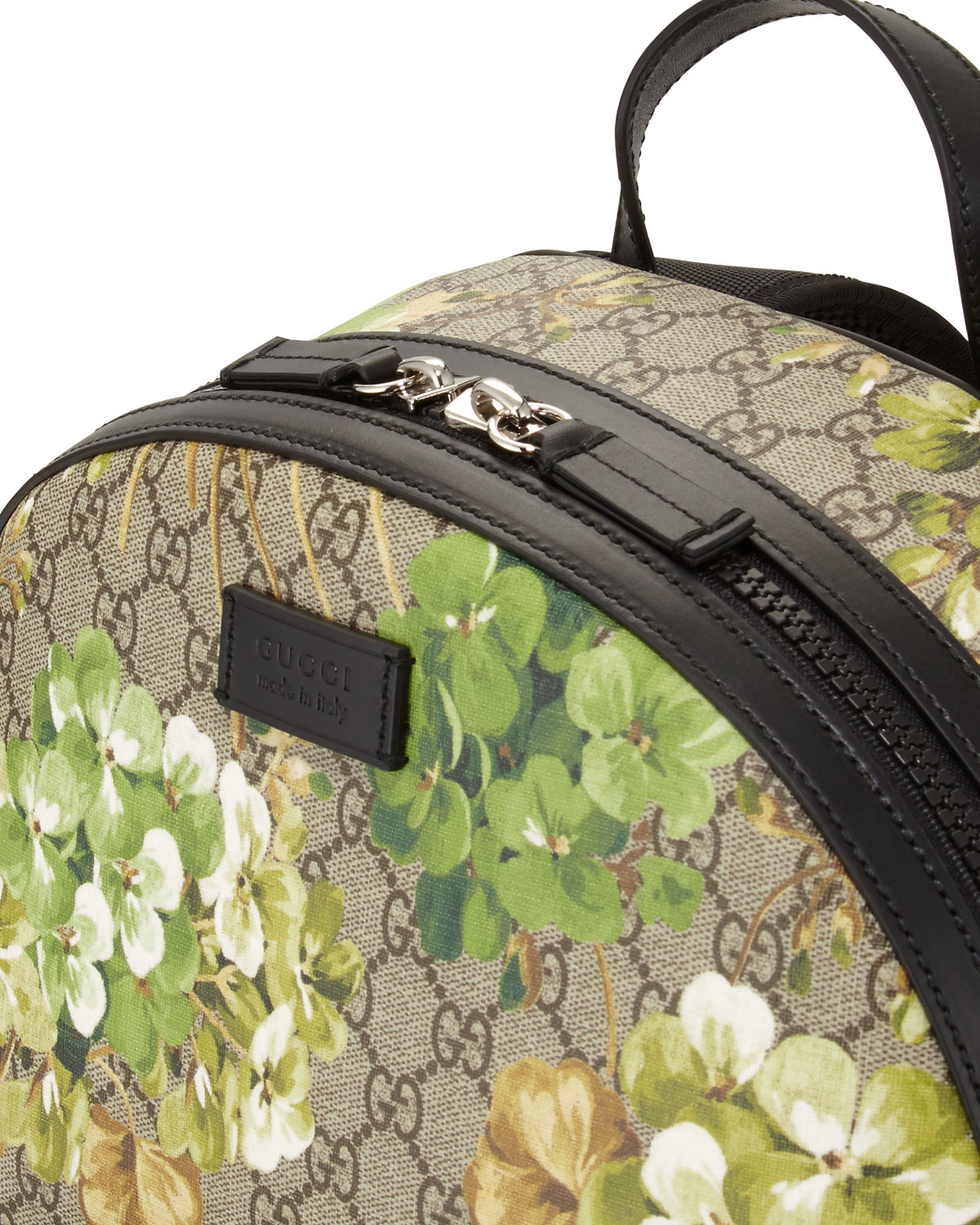 Gucci Gg Blooms Canvas Backpack in Blue - Lyst